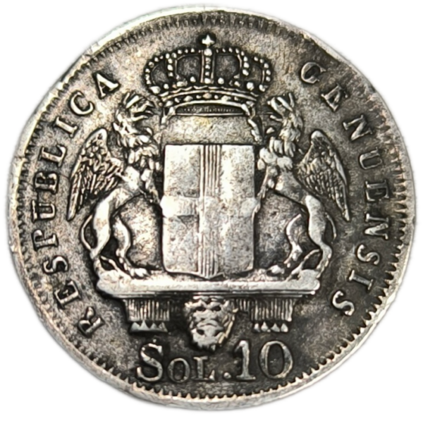 République de Gênes, 10 soldi 1814 Gênes