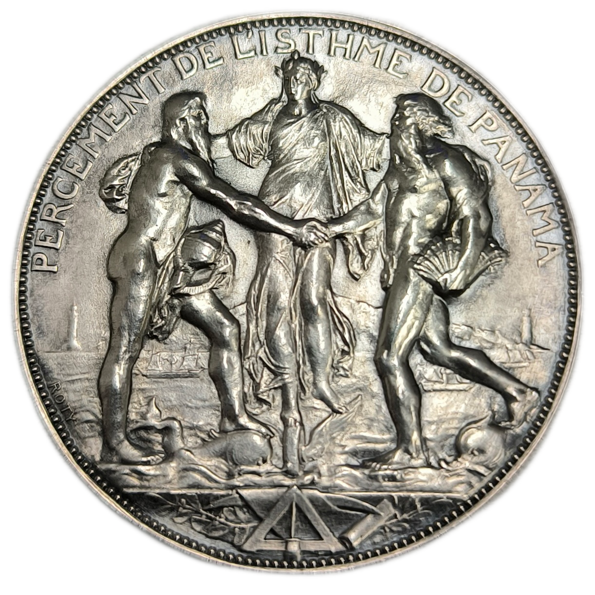 IIIème République, médaille du percement du canal de Panama 1880