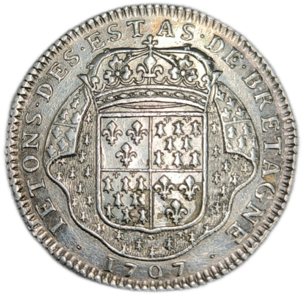 Jeton, Louis XIV, états de Bretagne, états de Dinan 1707