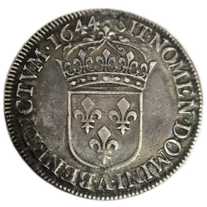 Louis XIV, demi-écu à la mèche courte 1644 Paris