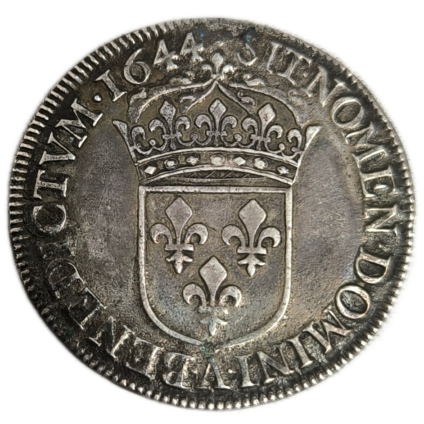 Louis XIV, demi-écu à la mèche courte 1644 Paris