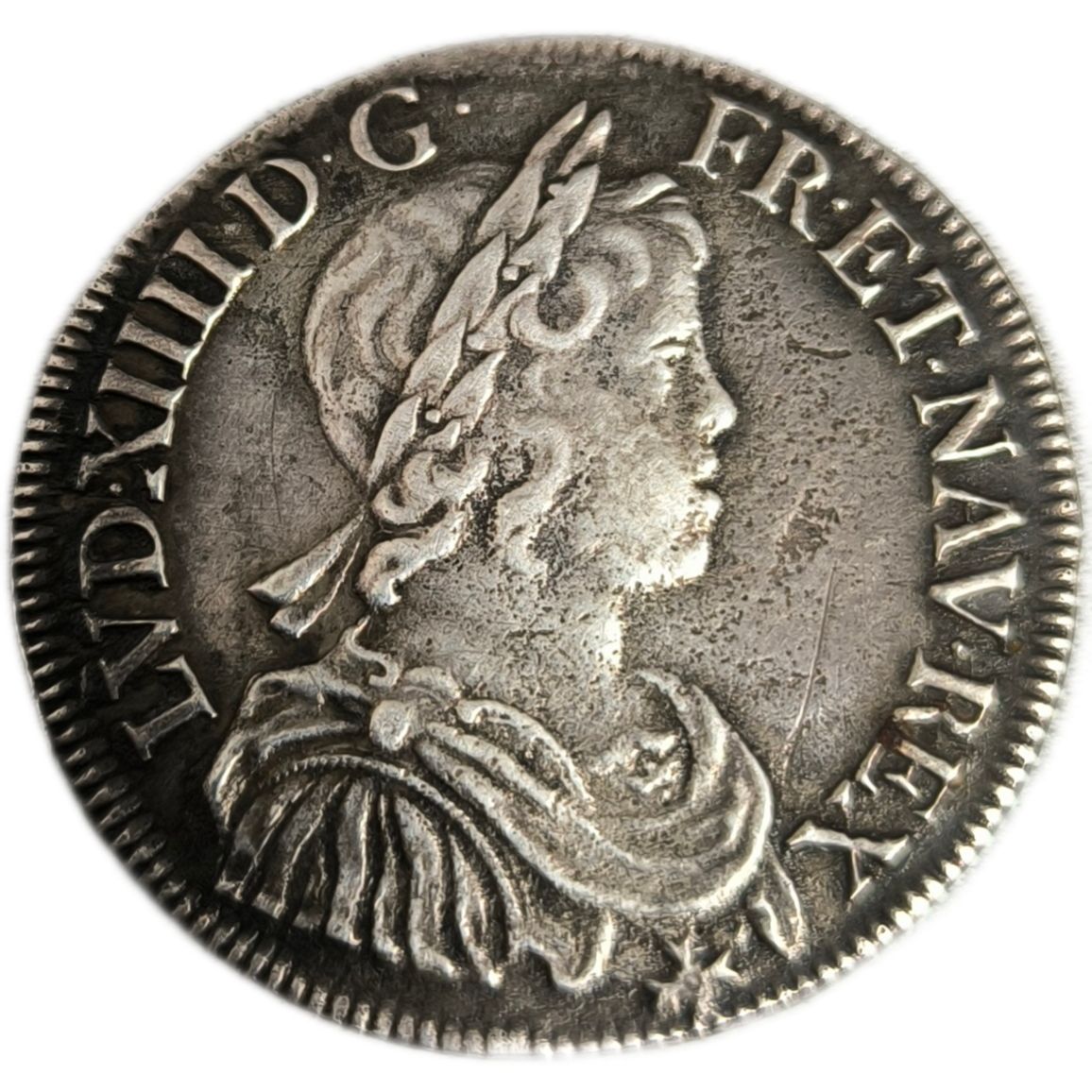 Louis XIV, demi-écu à la mèche courte 1644 Paris
