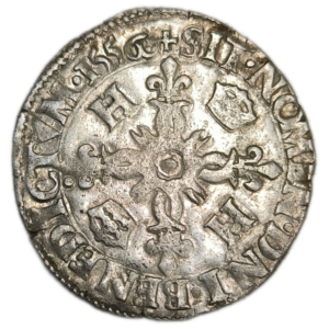 Henri II, douzain aux croissants 1556 Paris