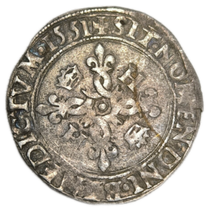 Henri II, douzain aux croissants 1551 Toulouse