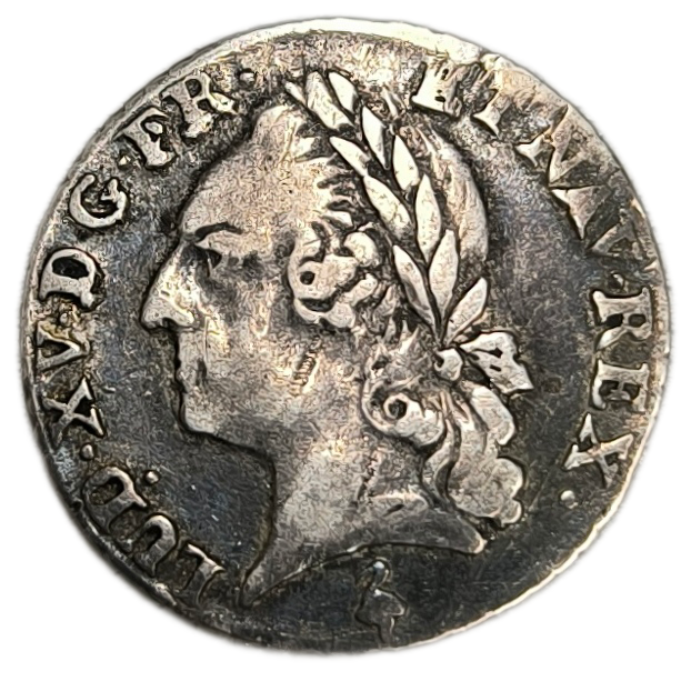 Louis XVI, vingtième d'écu à la vieille tête 1779 Paris