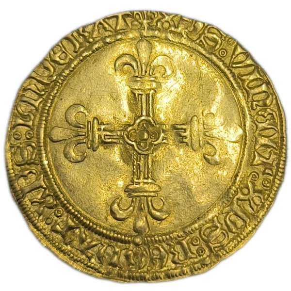 Charles VIII, écu d'or au soleil Rouen