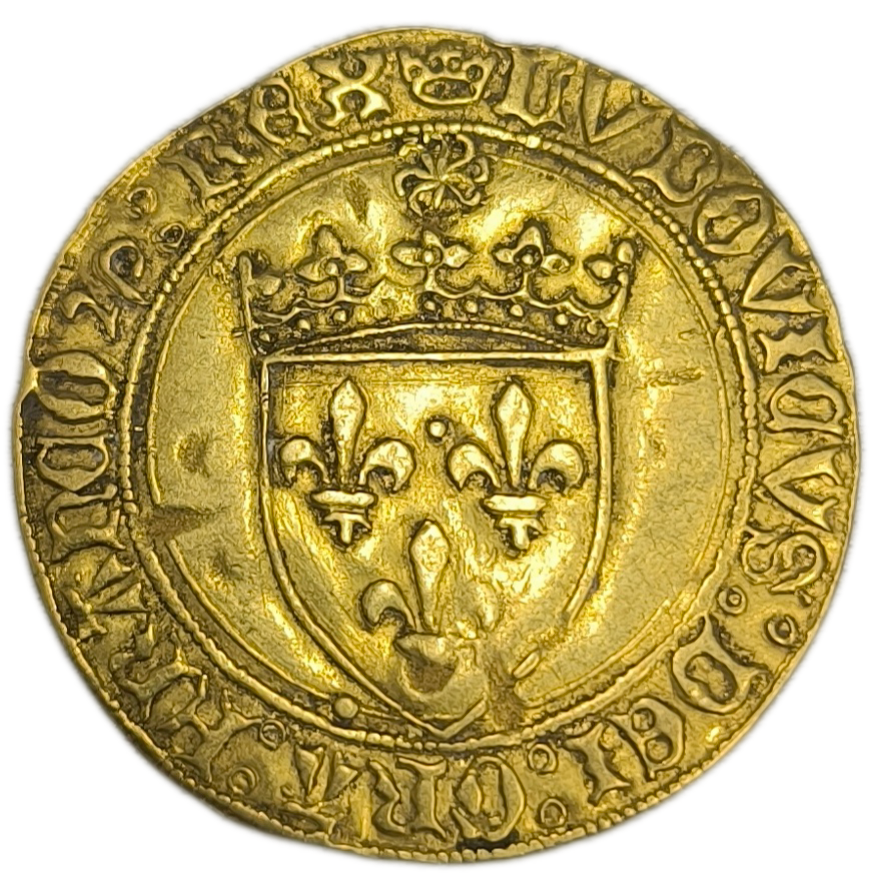 Louis XI, écu d'or au soleil Rouen