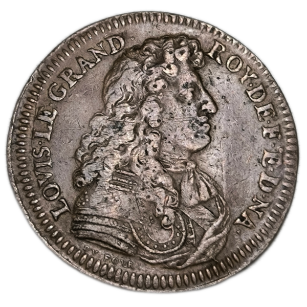 Jeton Louis XIV, Hercule terrassant l'Hydre de Lerne 1674