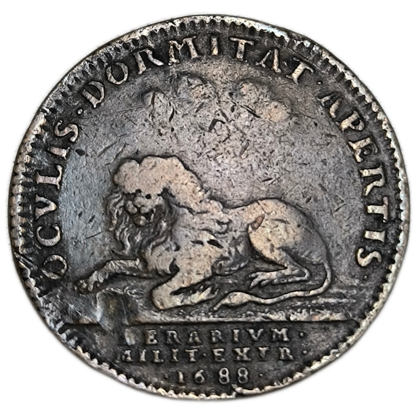 Jeton Louis XIV, extraordinaire des guerres 1688