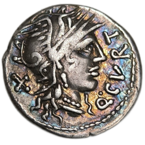 République Romaine, Curtia, denier