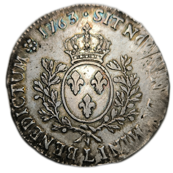 Louis XV, écu au bandeau 1763 Bayonne
