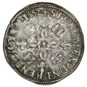 Henri II, douzain aux croissants 1552 Paris