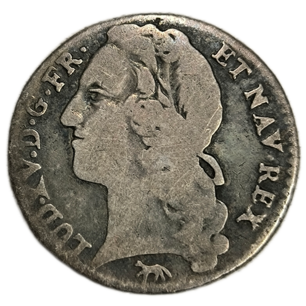 Louis XV, dixième d'écu au bandeau 1745 Paris