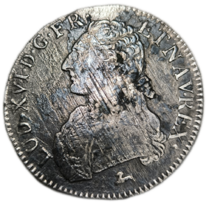 Louis XVI, écu aux branches d’olivier 1785 Orléans