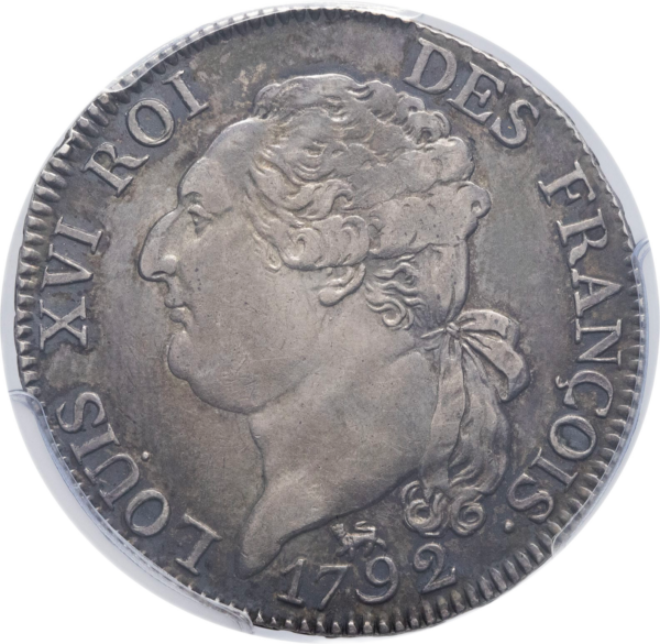 Constitution, demi-écu de 3 livres François 1792 Paris