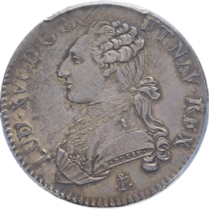 Louis XVI, demi-écu aux branches d’olivier 1790 La Rochelle