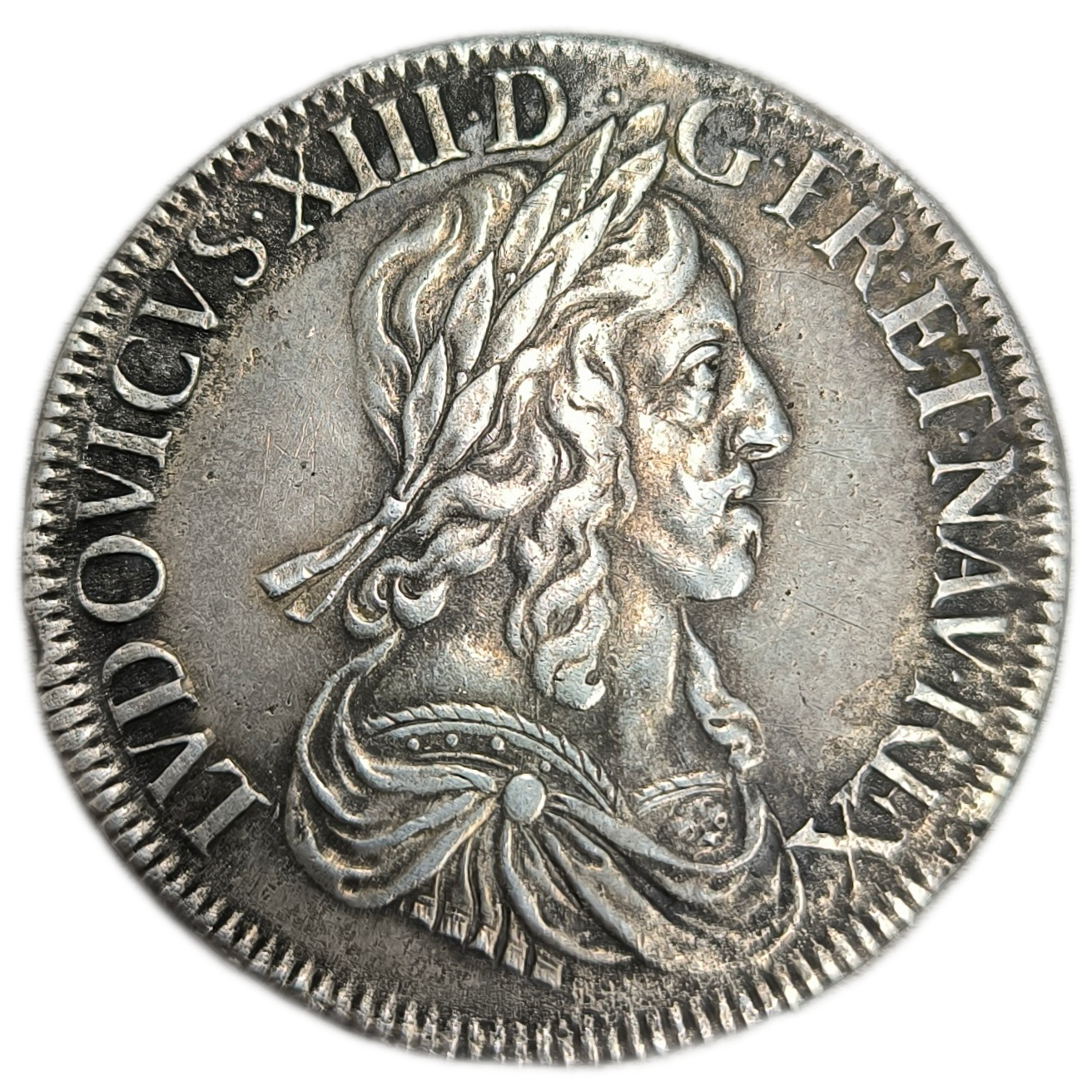 Louis XIII, écu de 60 sols, 2ème poinçon de Warin 1643 Paris