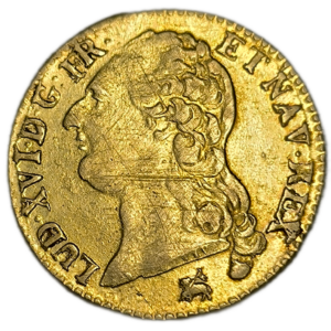 Louis XVI, Louis d’or à la tête nue 1787 Rouen