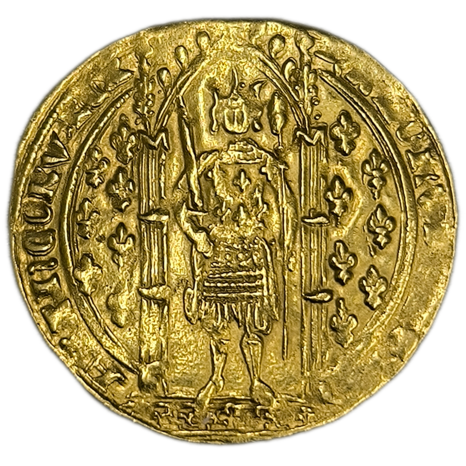 Charles V, franc à pied