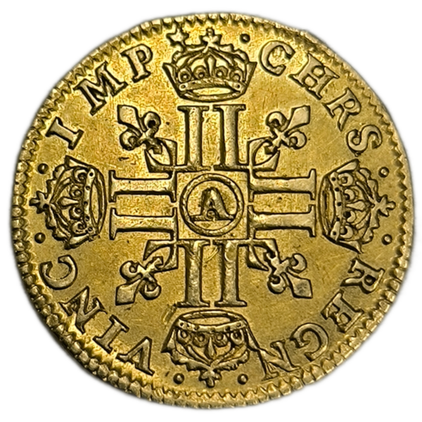 Louis XIII, demi-Louis d'or aux huit L 1641 Paris
