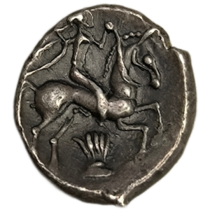 Carnutes / Bituriges / Pictons, drachme au cavalier et à la main