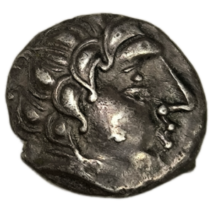 Carnutes / Bituriges / Pictons, drachme au cavalier et à la main