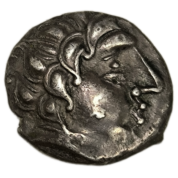 Carnutes / Bituriges / Pictons, drachme au cavalier et à la main