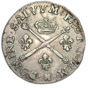 Louis XIV, 20 sols aux insignes 1708 La Rochelle