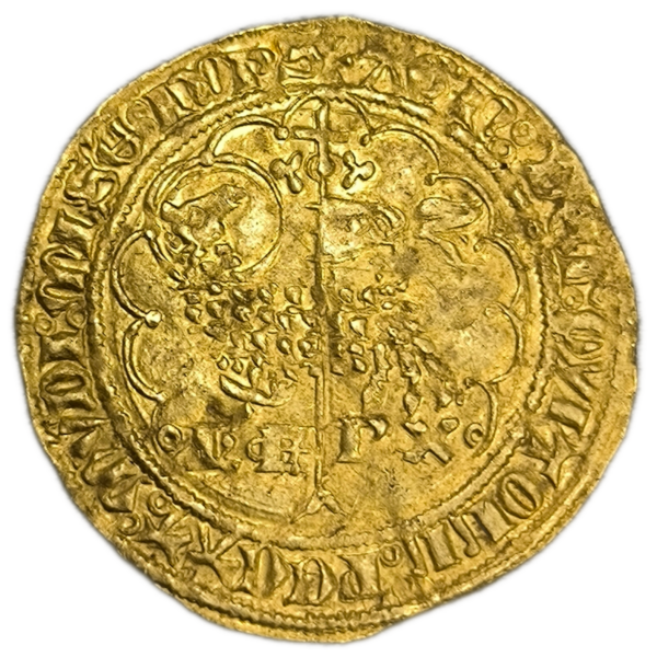 Charles VI, agnel d'or, 2ème émission, 2ème type Angers