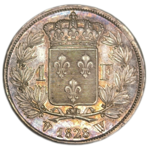 Charles X, 1 franc 1828 Lille
