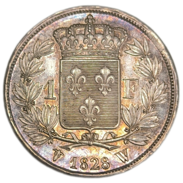 Charles X, 1 franc 1828 Lille