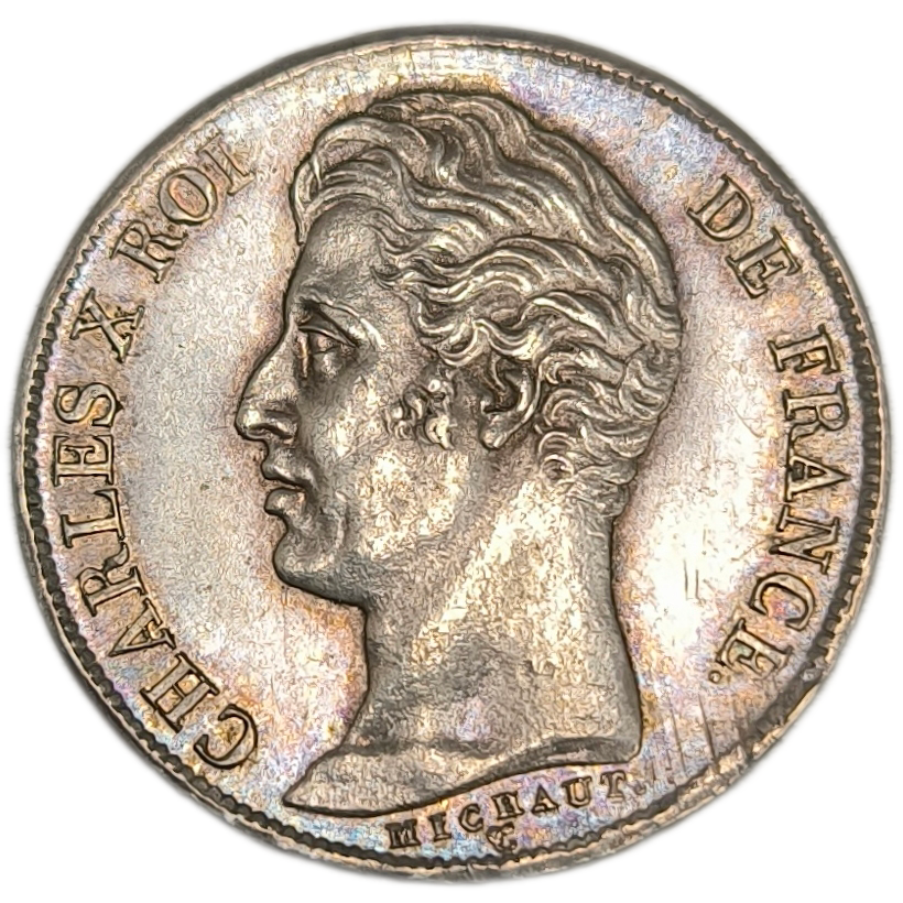 Charles X, 1 franc 1828 Lille