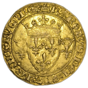 Charles VII, écu d’or à la couronne Tournai