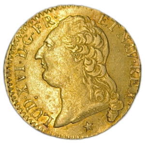 Louis XVI, Louis d’or à la tête nue 1788 Lille