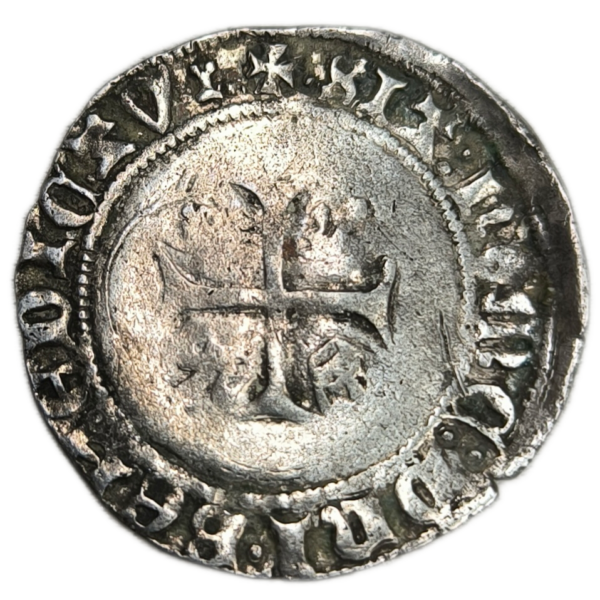 Charles VII, blanc à la couronne Tours