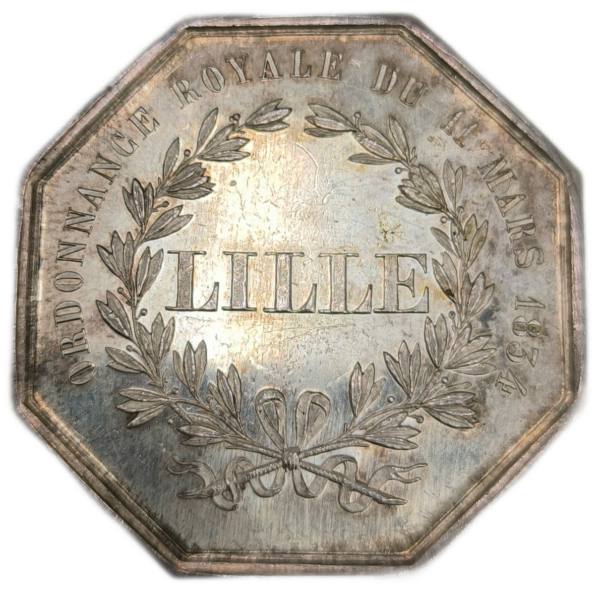 Jeton, caisse d'épargne et de prévoyance de Lille 1860