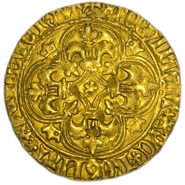 Charles VI, écu d'or à la couronne, 5ème émission Angers