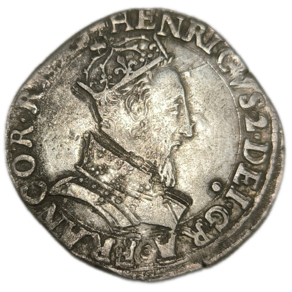 Henri II, teston à la tête couronnée 1552 Lyon