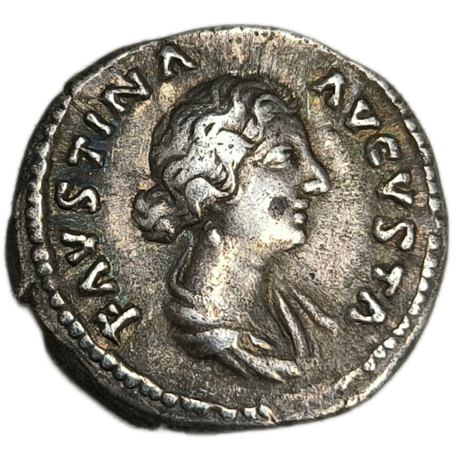 Empire romain, Faustine jeune, denier