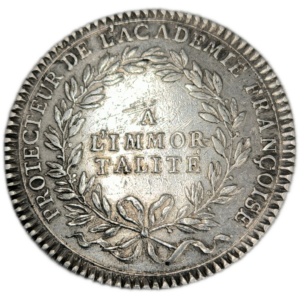 Jeton, Louis XV, académie française