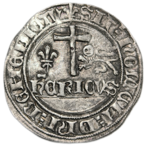 Henry VI de Lancastre, blanc aux écus Saint-Lô