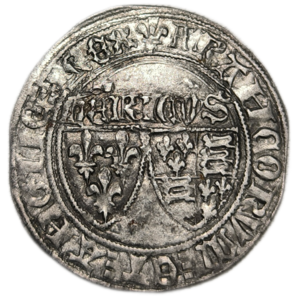 Henry VI de Lancastre, blanc aux écus Saint-Lô