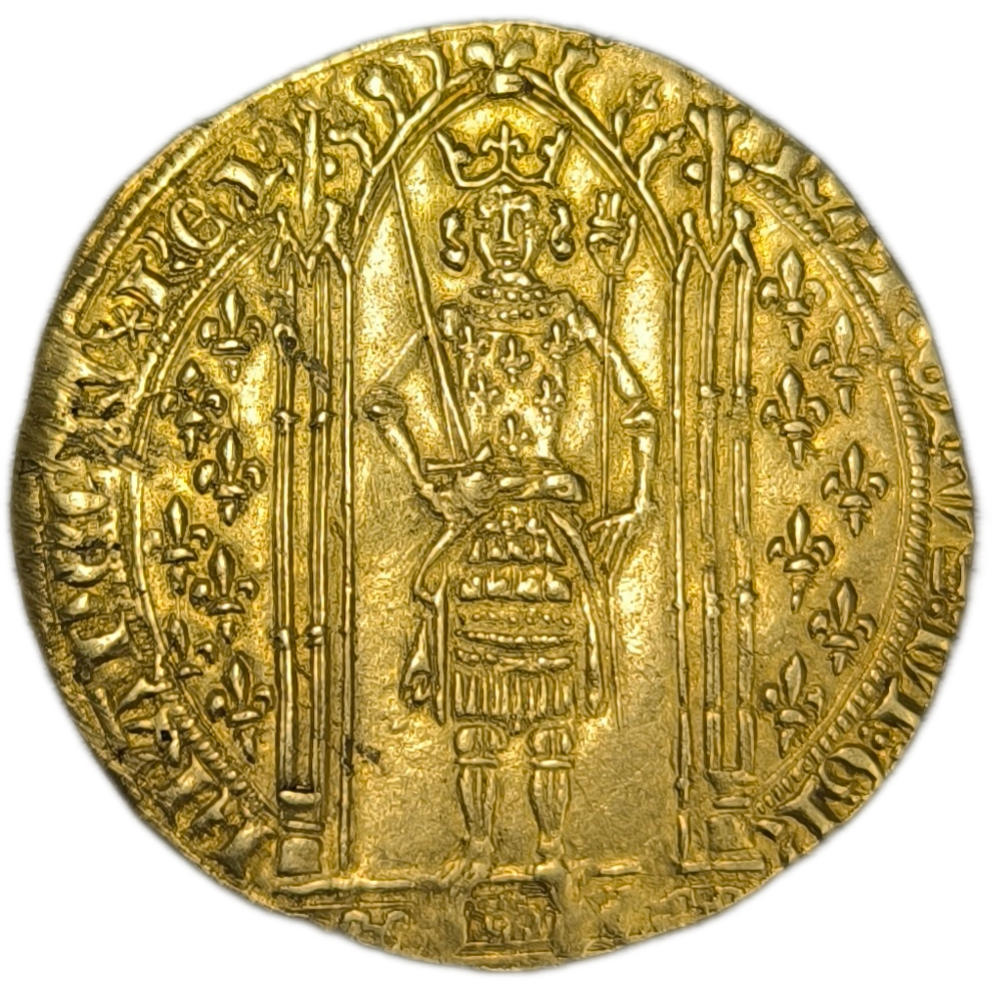 Charles V, franc à pied