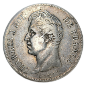 Charles X, 5 francs, 2ème type 1828 Marseille
