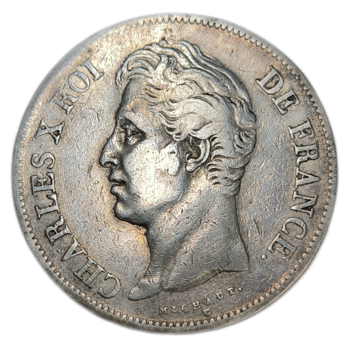 Charles X, 5 francs, 2ème type 1828 Marseille