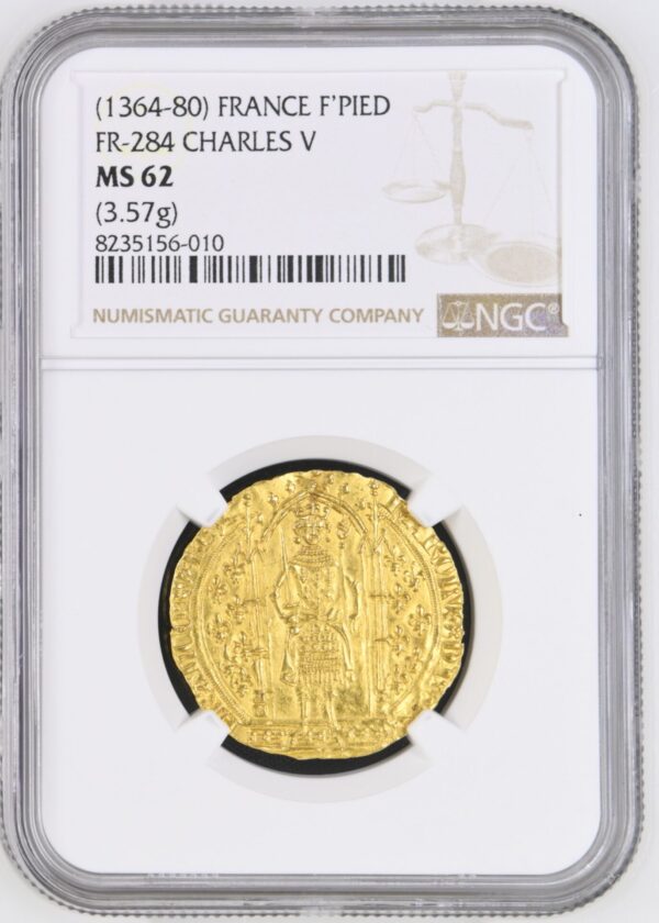 Charles V, franc à pied