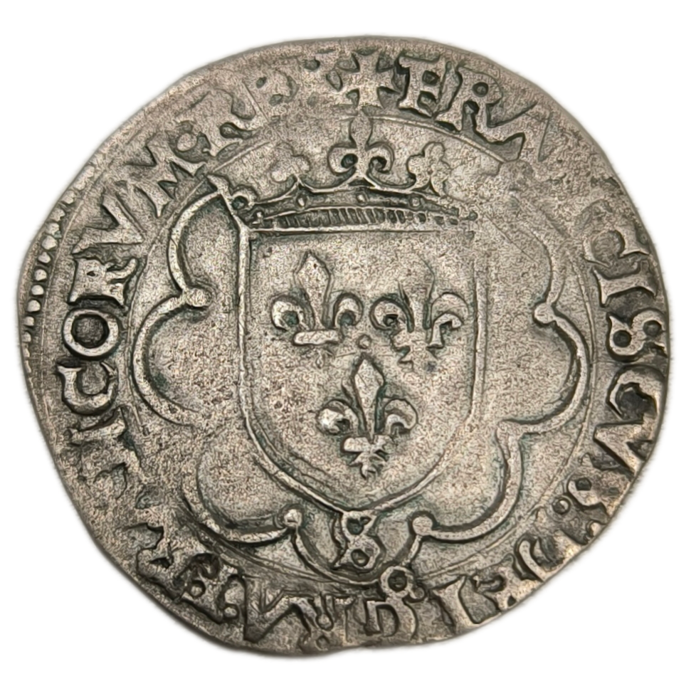 François 1er, douzain à la croisette Troyes