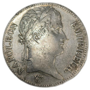 Napoléon 1er, 5 francs Napoléon empereur, empire français 1812 Bayonne