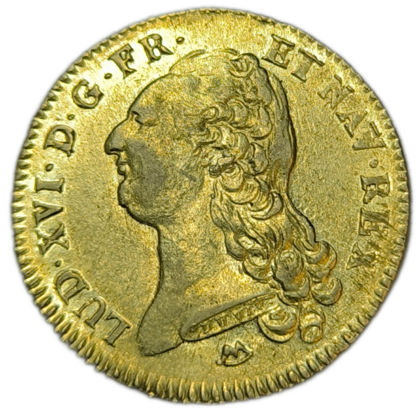 Louis XVI, double louis d'or à la tête nue 1786 Montpellier