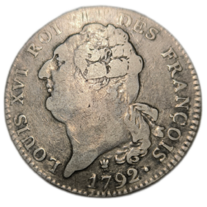 Constitution, écu de 6 livres François 1792 Limoges
